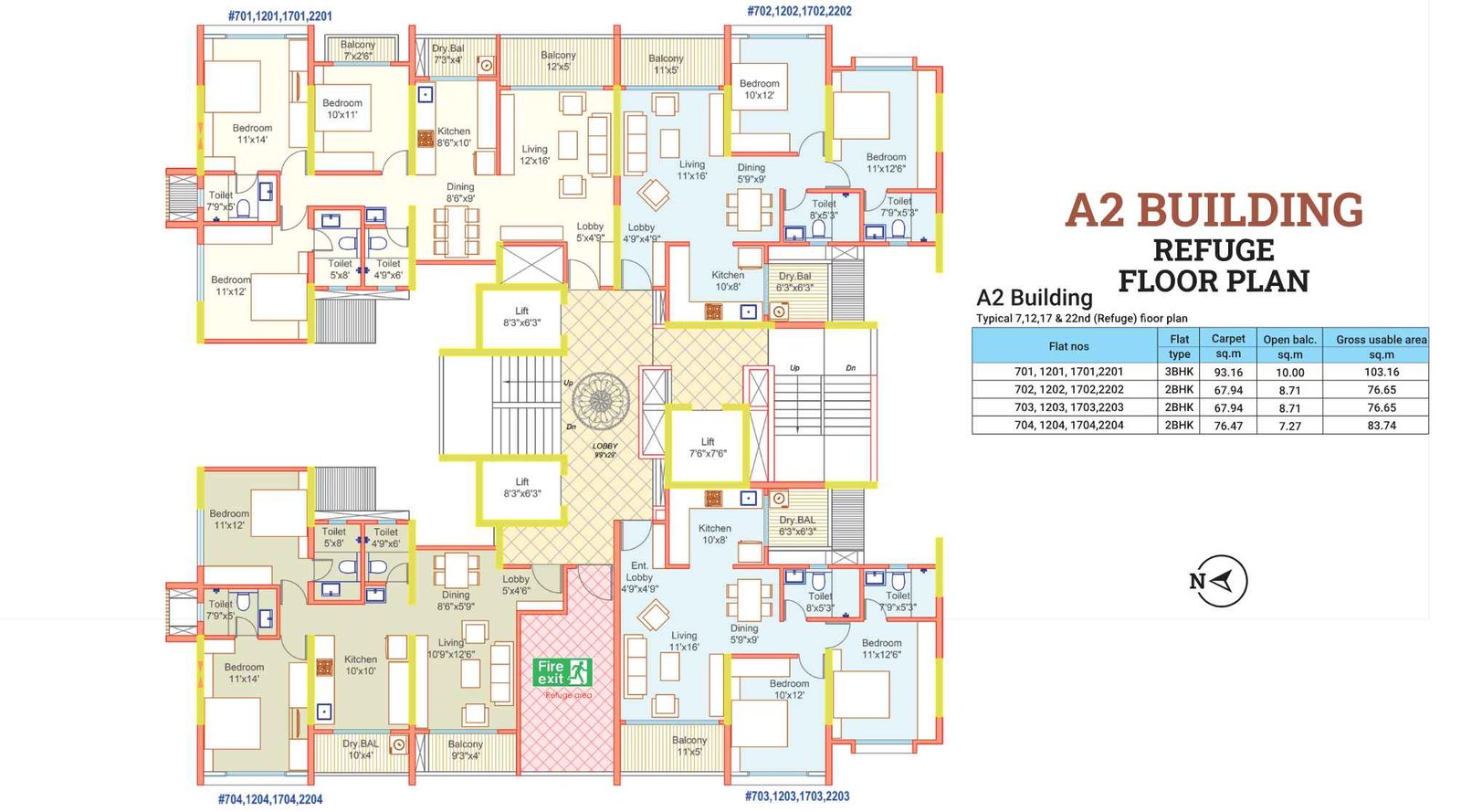 Dream-Delmont-A2-building-refuge-floor-plan
